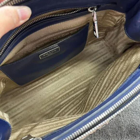 100% Authentic Prada City Canvas Satchel Bag 410-120524 - Picture 16 of 16